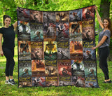 Cassandra Clare Shadowhunter series Book Covers Quilt - Gifts For Reading Addicts