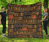 Bookish Pattern Quilt - Gifts For Reading Addicts