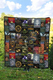 The Lord Of The Rings Books Covers Quilt - Gifts For Reading Addicts