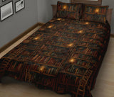 Bookish Pattern Quilt Bed - Gifts For Reading Addicts