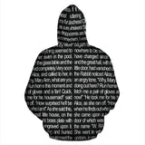 Alice In Wonderland All Over Print Hoodie - Gifts For Reading Addicts