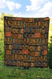 Bookish Pattern Quilt - Gifts For Reading Addicts