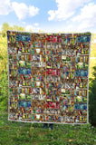 Bookish Bookshelf Quilt - Gifts For Reading Addicts