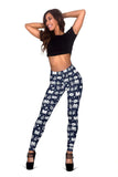Blue Bookish Christmas Women's Leggings