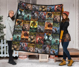 Cassandra Clare Shadowhunter series Book Covers Quilt - Gifts For Reading Addicts
