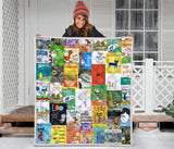Children's Books Quilt - Gifts For Reading Addicts