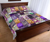 "The Color Purple"Book Covers Quilt Bed - Gifts For Reading Addicts