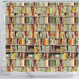 Bookish Pattern Curtain - Gifts For Reading Addicts