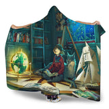 Reading a book hooded blanket - Gifts For Reading Addicts