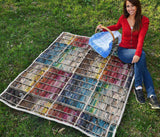 Bookshelf Bookish Quilt - Gifts For Reading Addicts