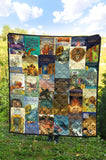Narnia Book Series Book Covers Quilt - Gifts For Reading Addicts