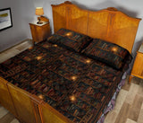 Bookish Pattern Quilt Bed - Gifts For Reading Addicts