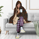 brown bookshelf Hooded blanket - Gifts For Reading Addicts