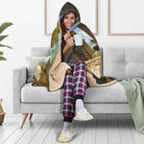 book world hooded blanket - Gifts For Reading Addicts