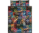 HP Book Covers Quilt Bed - Gifts For Reading Addicts