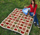 Bookish Christmas Quilt - Gifts For Reading Addicts