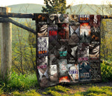 Romance Book Covers Quilt - Gifts For Reading Addicts