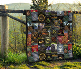 The Lord Of The Rings Books Covers Quilt - Gifts For Reading Addicts