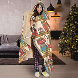 bookshelf hooded blanket - Gifts For Reading Addicts