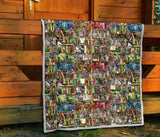 Bookish Bookshelf Quilt - Gifts For Reading Addicts