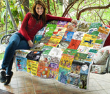 Children's Books Quilt - Gifts For Reading Addicts