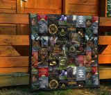 The Lord Of The Rings Books Covers Quilt - Gifts For Reading Addicts