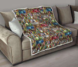 Bookish Bookshelf Quilt - Gifts For Reading Addicts