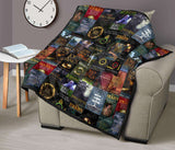 The Lord Of The Rings Books Covers Quilt - Gifts For Reading Addicts