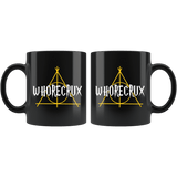 "Whorecrux"11oz Black Mug - Gifts For Reading Addicts