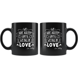"We fall in love"11oz black mug - Gifts For Reading Addicts