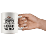 "I love you" 11oz white mug - Gifts For Reading Addicts
