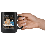 "I Read Books,I Drink Coffee"11oz Black Mug - Gifts For Reading Addicts