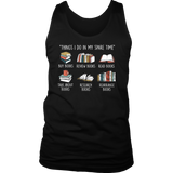 "Things I Do In My Spare Time" Men's Tank Top - Gifts For Reading Addicts