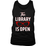 Rupaul"The Library Is Open" Men's Tank Top - Gifts For Reading Addicts