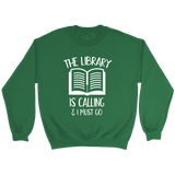 "The library" Sweatshirt - Gifts For Reading Addicts