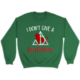 "I Don't Give A Gryffindamn" Sweatshirt - Gifts For Reading Addicts