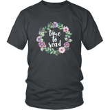 "Time to read" Unisex T-Shirt - Gifts For Reading Addicts
