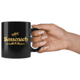 "Sassenach"11oz Black Mug - Gifts For Reading Addicts