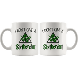 "i Don't Give A Slythershit" 11oz White Mug - Gifts For Reading Addicts