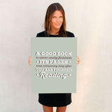 A Good Book Is Never Finished ... - Gifts For Reading Addicts