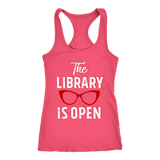 Rupaul"The Library Is Open" Women's Tank Top - Gifts For Reading Addicts