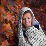 Pride And Prejudice Book Page Hooded Blanket - Gifts For Reading Addicts