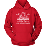 "I Read Books" Hoodie - Gifts For Reading Addicts