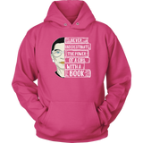 Ruth Bader "A Girl With A Book" Hoodie - Gifts For Reading Addicts