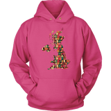 "UK Bookish Map" Hoodie - Gifts For Reading Addicts