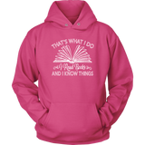 "I Read Books" Hoodie - Gifts For Reading Addicts