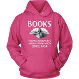 "Books" Hoodie - Gifts For Reading Addicts