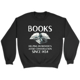"Books" Sweatshirt - Gifts For Reading Addicts