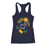 "just read" Women's Tank Top - Gifts For Reading Addicts