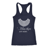 "When there are nine" Women's Tank Top - Gifts For Reading Addicts